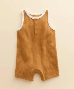 Baby Little Co. By Lauren Conrad Henley Romper Navy Stripe