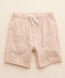 Kids 4-8 Little Co. By Lauren Conrad Organic Roll-Cuff Shorts Icy Mint