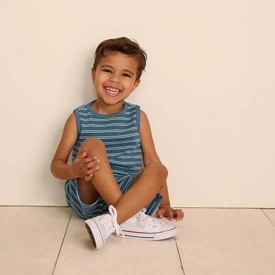 Baby & Toddler Little Co. By Lauren Conrad Tank Top & Shorts Set Charcoal - Image 2