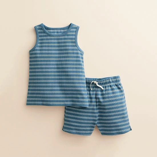 Baby & Toddler Little Co. By Lauren Conrad Tank Top & Shorts Set Charcoal - Image 3