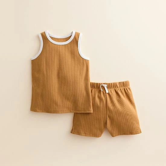 Baby & Toddler Little Co. By Lauren Conrad Tank Top & Shorts Set Charcoal - Image 5