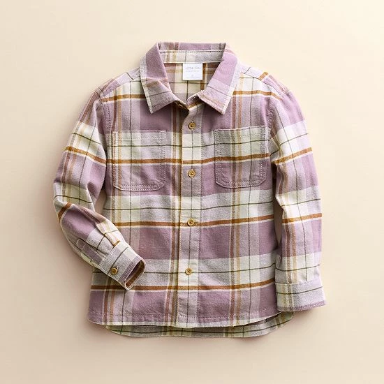 Kids 4-8 Little Co. by Lauren Conrad Organic Plaid Overshirt Plum Brown Plaid Kids 4-8 Little Co. By Lauren Conrad Organic Plaid Overshirt Plum Brown Plaid -Little Co. by Lauren Conrad Shop unnamed file 169