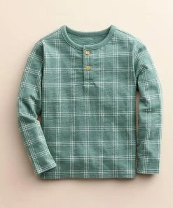 Baby & Toddler Little Co. By Lauren Conrad Organic Long-Sleeve Henley Navy Star Print