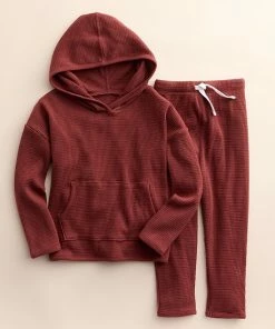 Baby & Toddler Little Co. By Lauren Conrad Waffle Pullover & Pants Set Charcoal