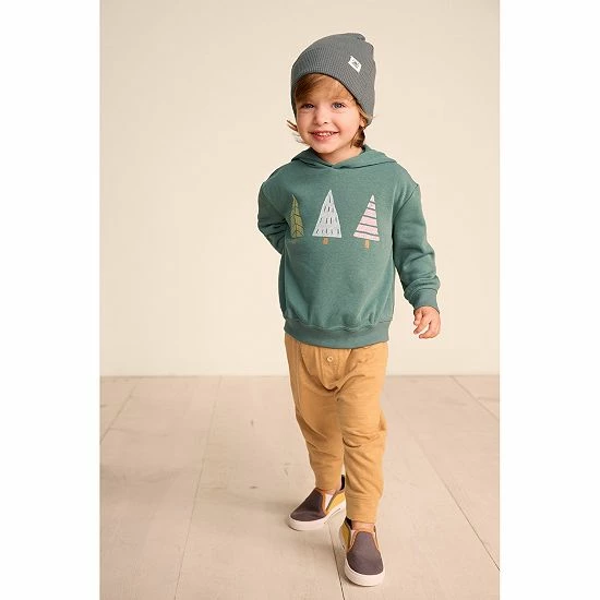 Baby & Toddler Little Co. By Lauren Conrad Hoodie Pine Green Trees - Image 2