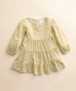 Baby & Toddler Girl Little Co. By Lauren Conrad Peasant Dress Yellow Ditsy Floral