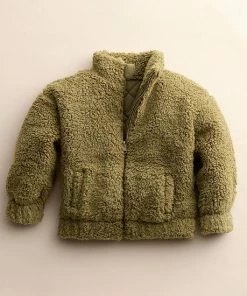 Kids 4-8 Little Co. By Lauren Conrad Reversible Sherpa Jacket Ivory