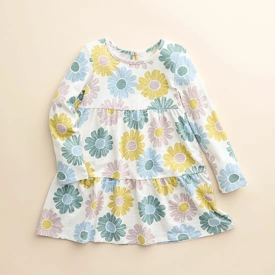 Girls 4-8 Little Co. by Lauren Conrad Organic Long-Sleeve Tiered Dress Caramel Buffalo Print Girls 4-8 Little Co. By Lauren Conrad Organic Long-Sleeve Tiered Dress Caramel Buffalo Print -Little Co. by Lauren Conrad Shop unnamed file 306