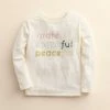 Kids 4-8 Little Co. By Lauren Conrad Organic Long-Sleeve Tee Ivory Grateful