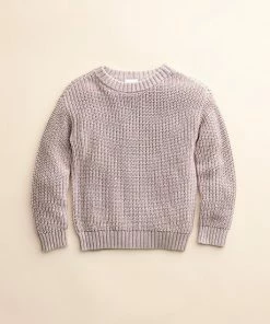 Kids 4-8 Little Co. By Lauren Conrad Organic Chunky Knit Sweater Icy Mauve