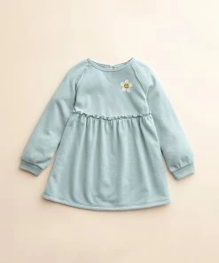 Baby & Toddler Girl Little Co. By Lauren Conrad Fleece Dress Soft Red Peace