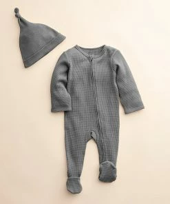 Baby Little Co. By Lauren Conrad Sleep & Play & Hat Set Charcoal -Little Co. by Lauren Conrad Shop unnamed file 398