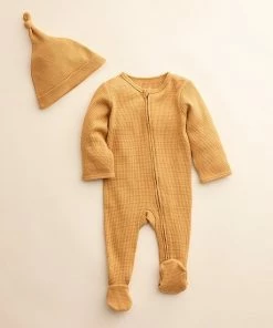 Baby Little Co. By Lauren Conrad Sleep & Play & Hat Set Charcoal -Little Co. by Lauren Conrad Shop unnamed file 399