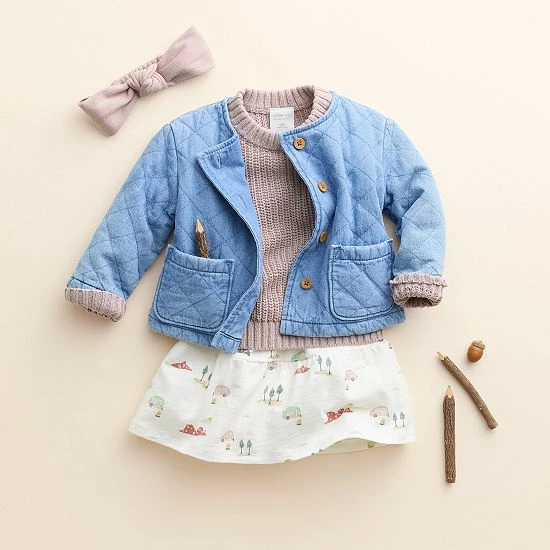 Baby & Toddler Little Co. By Lauren Conrad Organic Quilted Jacket - Image 3