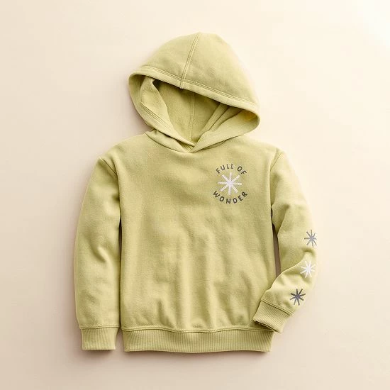Kids 4-8 Little Co. By Lauren Conrad Hoodie Avocado Green Wonder - Image 3
