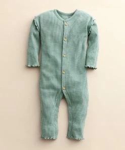 Baby Little Co. By Lauren Conrad Lettuce-Edge Romper Icy Mauve