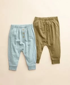 Baby & Toddler Little Co. By Lauren Conrad 2-Pack Organic Pants Icy Mauve Soft Red