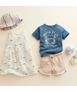 Baby & Toddler Girl Little Co. By Lauren Conrad Organic Lettuce-Edge Tank Dress Cool Lilac Flower -Little Co. by Lauren Conrad Shop unnamed file 496