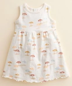 Baby & Toddler Girl Little Co. By Lauren Conrad Organic Lettuce-Edge Tank Dress Cool Lilac Flower -Little Co. by Lauren Conrad Shop unnamed file 498