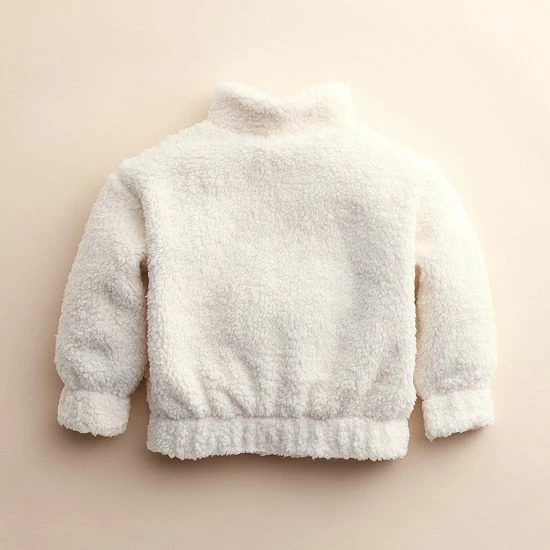 Baby & Toddler Little Co. By Lauren Conrad Reversible Sherpa Jacket Ivory - Image 3