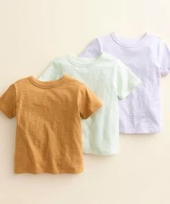 Baby & Toddler Little Co. By Lauren Conrad 3-Pack Organic Essential Tee Navy Mauve Ivory