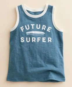 Baby & Toddler Little Co. By Lauren Conrad Organic Muscle Tank Cool Lilac Sea