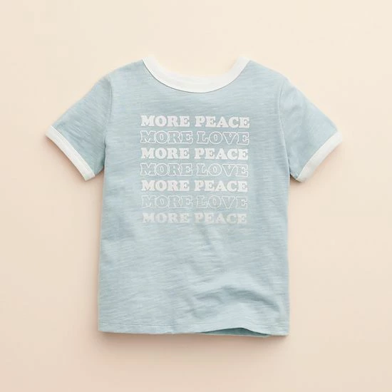 Baby & Toddler Little Co. By Lauren Conrad Organic Ringer Tee Yellow Daisy Icon - Image 8