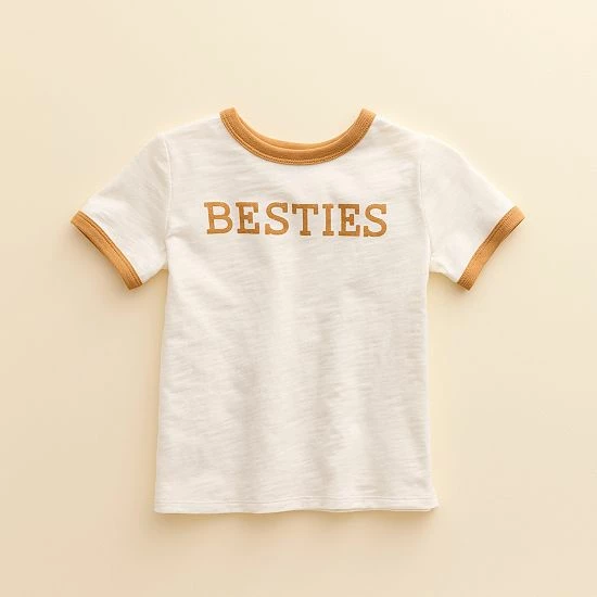 Baby & Toddler Little Co. By Lauren Conrad Organic Ringer Tee Yellow Daisy Icon - Image 9