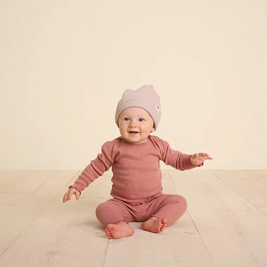 Baby & Toddler Little Co. By Lauren Conrad Lettuce-Edge Top & Pants Set Caramel - Image 2