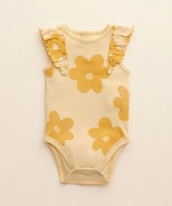 Baby Girl Little Co. By Lauren Conrad Organic Ruffle Bodysuit Cool Lilac Flowers -Little Co. by Lauren Conrad Shop unnamed file 853