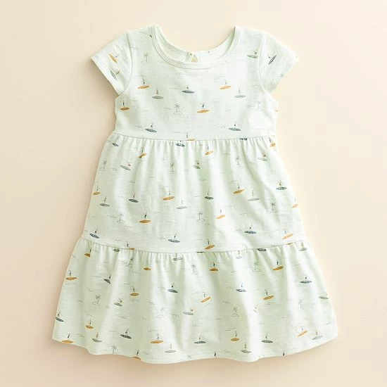 Girls 4-8 Little Co. by Lauren Conrad Organic Tiered Dress Mint Surf Print Girls 4-8 Little Co. By Lauren Conrad Organic Tiered Dress Mint Surf Print -Little Co. by Lauren Conrad Shop unnamed file 941
