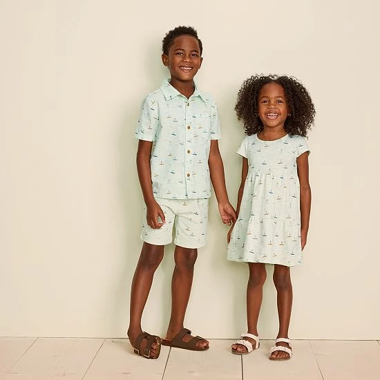 Girls 4-8 Little Co. by Lauren Conrad Organic Tiered Dress Mint Surf Print Girls 4-8 Little Co. By Lauren Conrad Organic Tiered Dress Mint Surf Print -Little Co. by Lauren Conrad Shop unnamed file 942