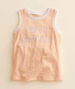 Kids 4-8 Little Co. By Lauren Conrad Organic Muscle Tank Cool Lilac Sea