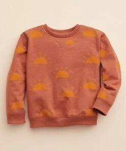 Baby & Toddler Little Co. By Lauren Conrad Organic Crew Pullover Blue Daisy Print
