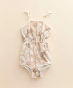 Baby & Toddler Girl Little Co. By Lauren Conrad Smocked-Waist Terry Cloth Romper Tan Tie Dye -Little Co. by Lauren Conrad Shop unnamed file 994